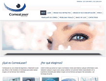 Tablet Screenshot of cornealaser.com.mx